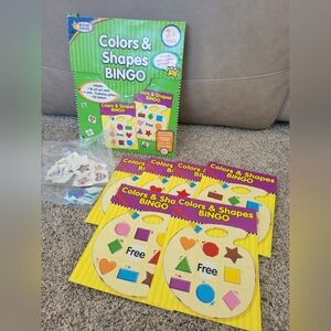 Color and shapes bingo